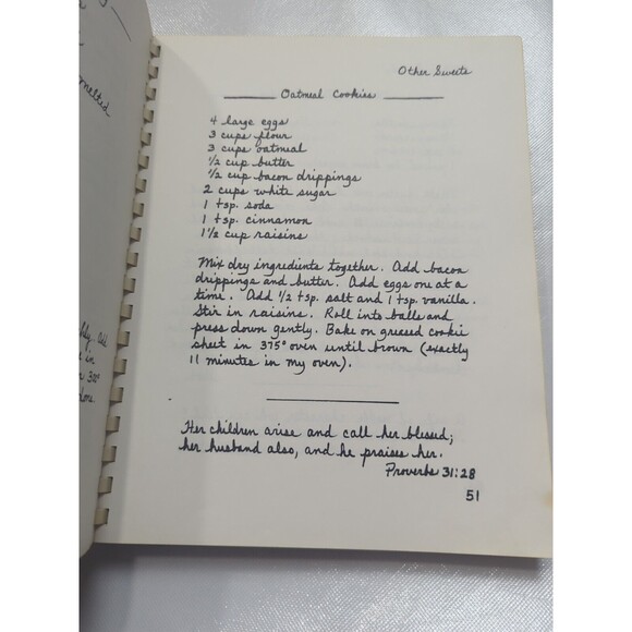Clarice Doub Tuttle Family‎ Recipe Book Pfafftown, NC Elm Grove United Methodist - Picture 15 of 16